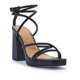 COSMIC1/B BLOCK HEEL PLATFORM PIPING SANDAL