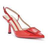 SALADO81 POINTED PATENT SLINGBACK HEEL